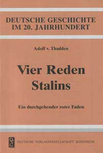 Vier Reden Stalins. Ein durchgehender roter Faden