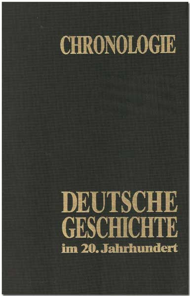 Chronologie „Deutsche Geschichte im 20. Jahrhundert“